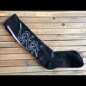 Smartwool Black Winter Snowboard Socks